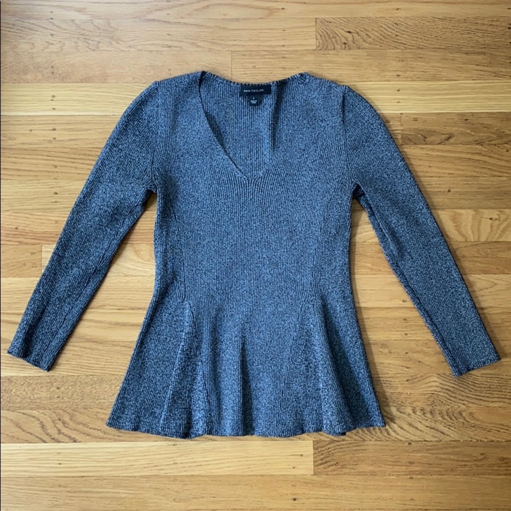 Ann Taylor peplum top (worn once)